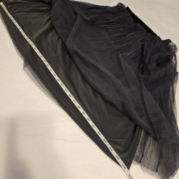 Zenana Women's‎ Pleated Double Mesh Overlay Maxi Skirt Large - Picture 12 of 15